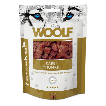 Woolf Rabbit Chunkies Dog Treats