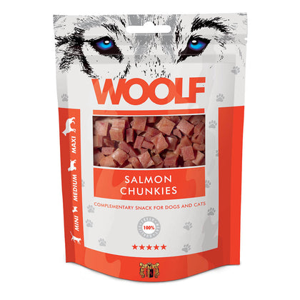 Woolf Salmon Chunkies Dog Treats