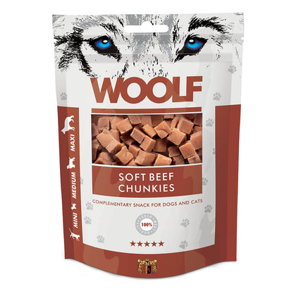Woolf Beef Chunkies Dog Treats