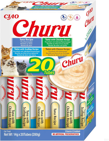 Ciao Churu 20 Pack Box Cat Treat - Tuna Varieties