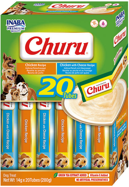Ciao Churu 20 Pack Dog Treat - Chicken Variety