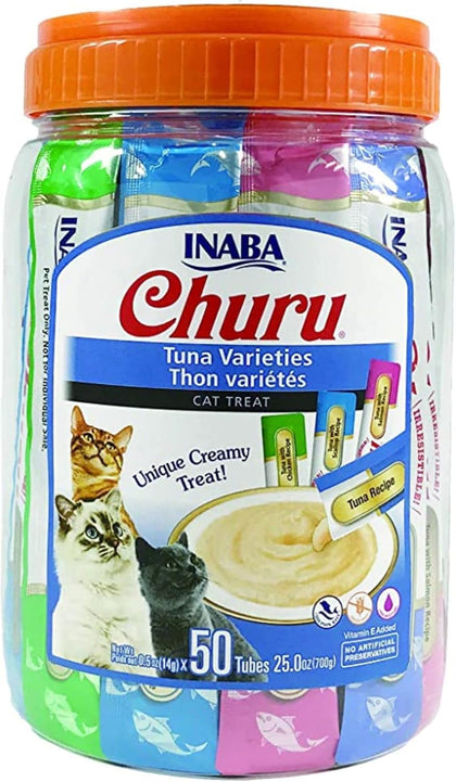 Ciao Churu 50 Pack Cat Treat - Tuna Varieties
