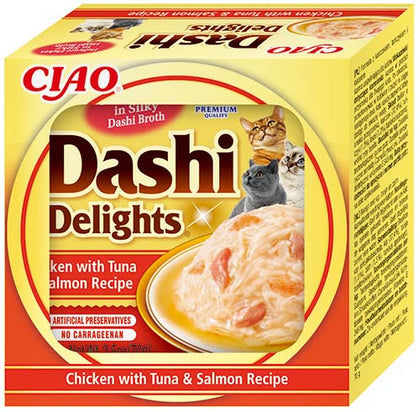 Ciao Dashi Delights Wet Cat Food - Chicken with Tuna & Salmon Recipe