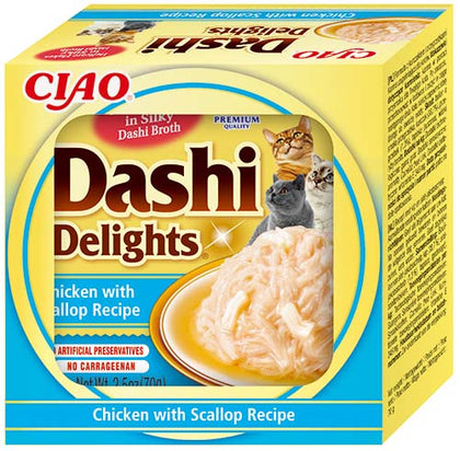 Ciao Dashi Delights Wet Cat Food - Chicken with Scallop Recipe