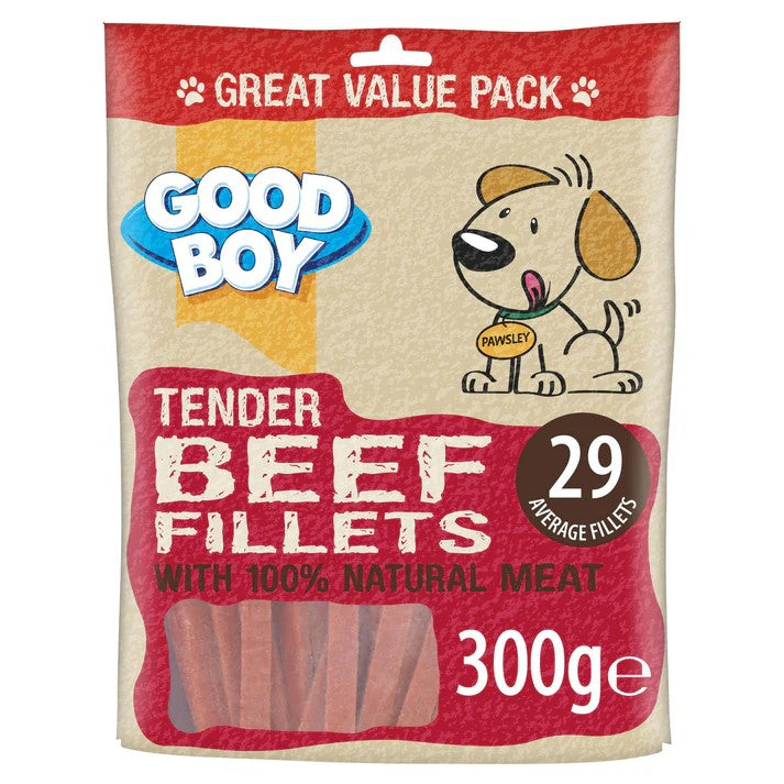 Good Boy Tender Beef Fillets Dog Treats