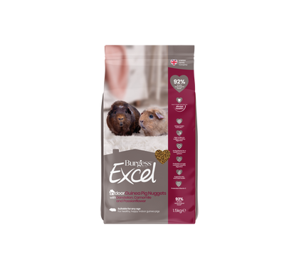 Burgess Excel Indoor Guinea Pig Nuggets - Dandelion, Camomile & Passionflower
