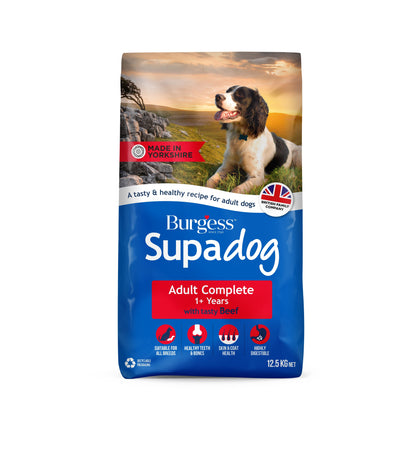 Burgess Supadog with Tasty Beef Adult Complete Dry Dog Food