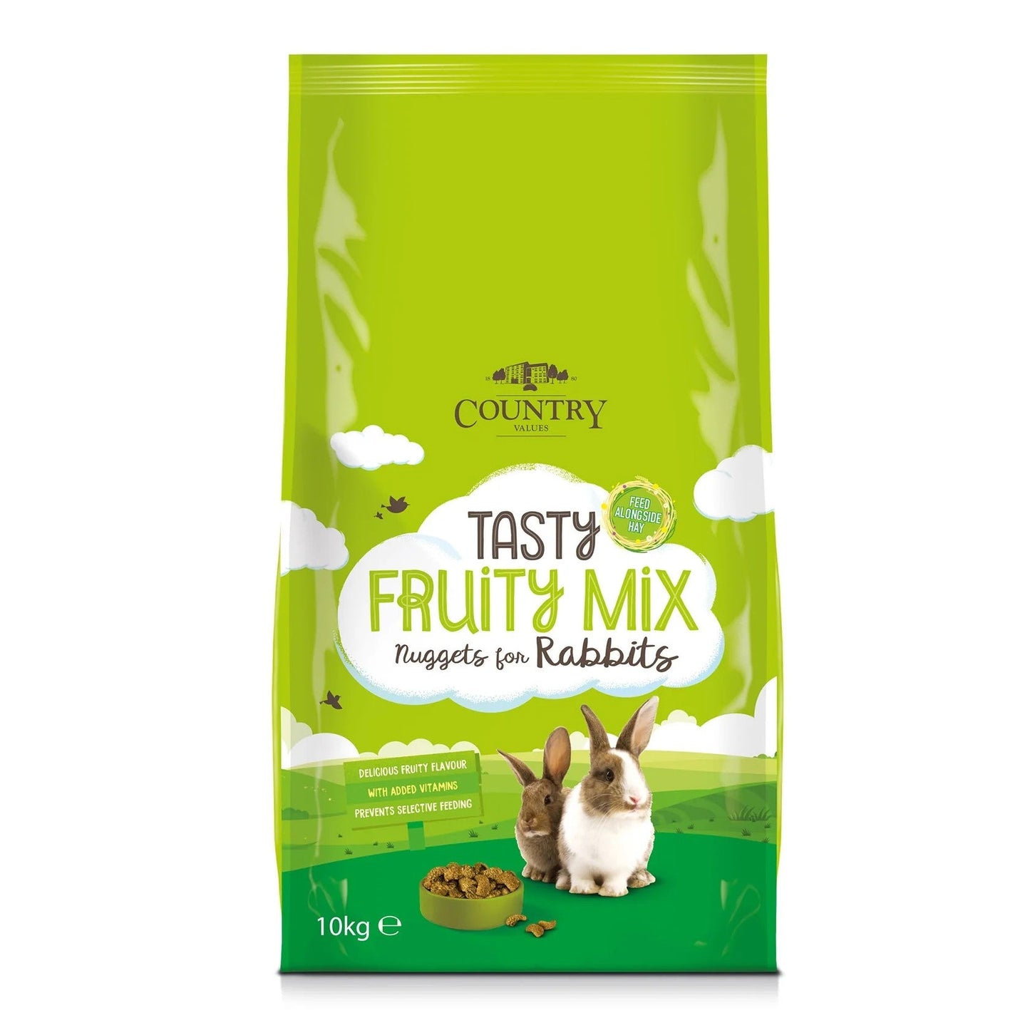 Country Value Fruity Nuggets for Rabbits - 1.5kg & 10kg
