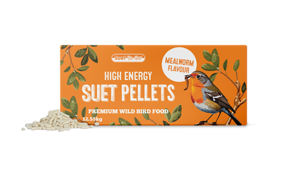 Suet to Go High Energy Suet Pellets Mealworm Box Premium Wild Bird Food
