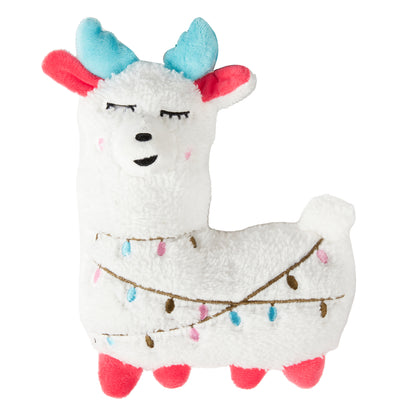 Pet Brands Christmas Festive Plush Llama Toy for Dogs