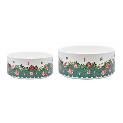 Cath Kidston Dolly Rose Ceramic Pet Bowl