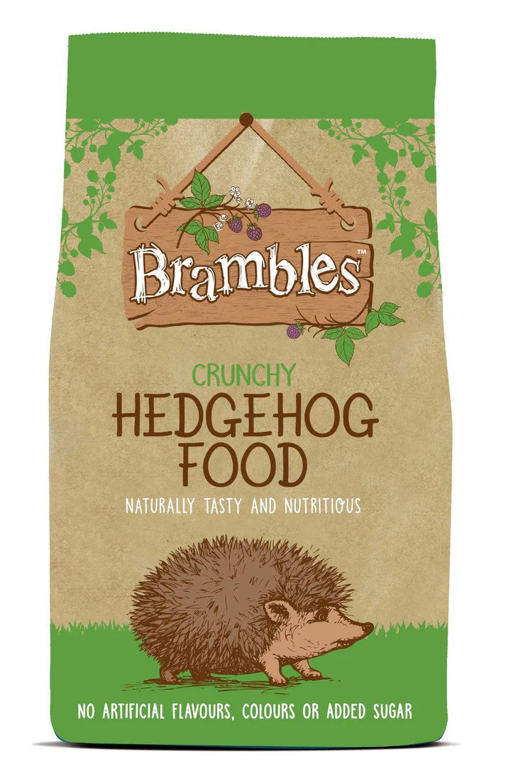Front View of Brambles Crunchy Hedgehog Food - 900g & 2kg