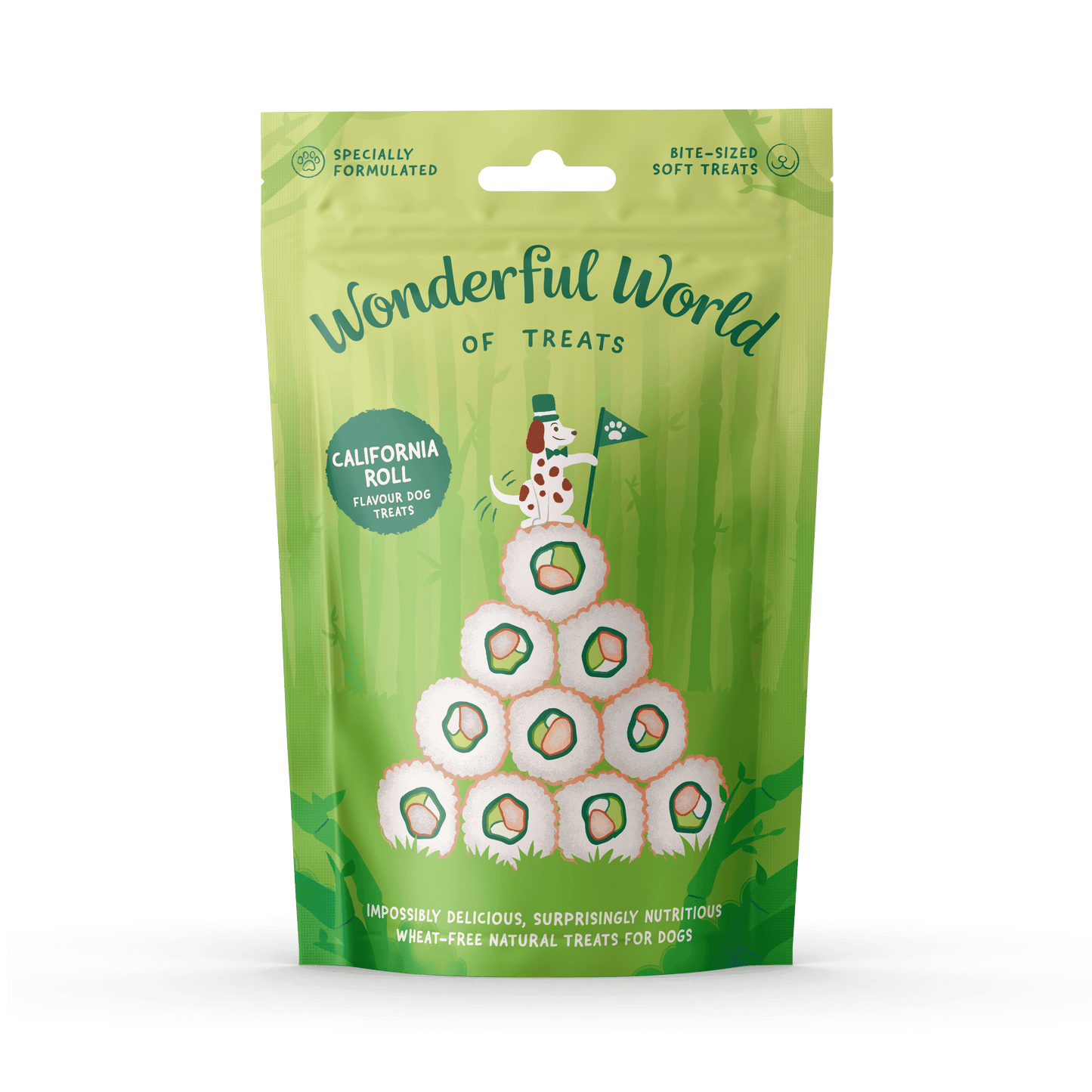 Wonderful World of Treats California Roll Dog Treats