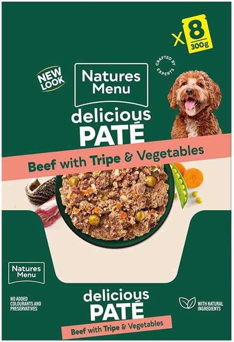 Natures Menu Adult Wet Dog Food - Beef with Tripe & Vegetables