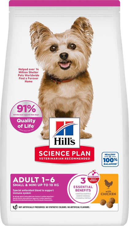 Hill's Science Plan Small & Mini Adult1-6 Dry Dog Food 3 kg Chicken