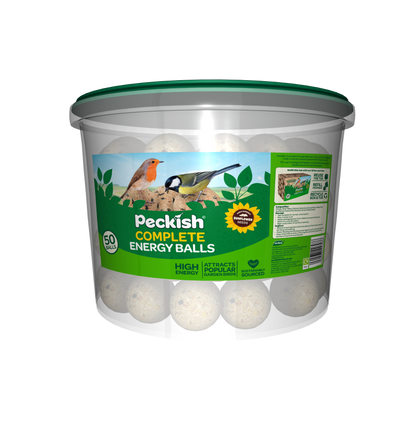 Peckish Natural Balance Plastic Tub Wild Bird Energy Balls