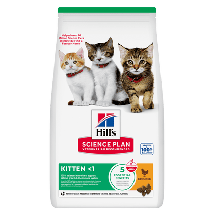Hill's Science Plan Kitten <1 Dry Cat Food - Chicken