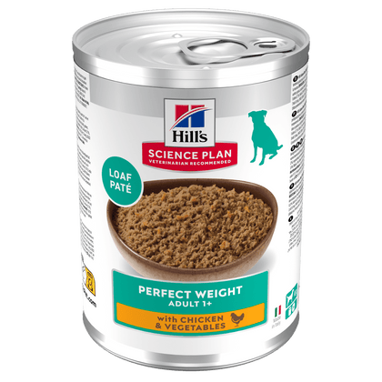 Hill's Science Plan Perfect Weight Wet Dog Food - Chicken & Vegetables