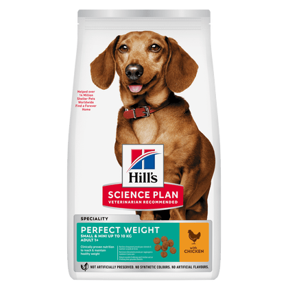 Hill's Science Plan Canine Small & Mini Adult Perfect Weight Chicken