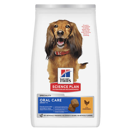 Hill's Science Plan Adult Oral Care Chicken Dry Dog Food