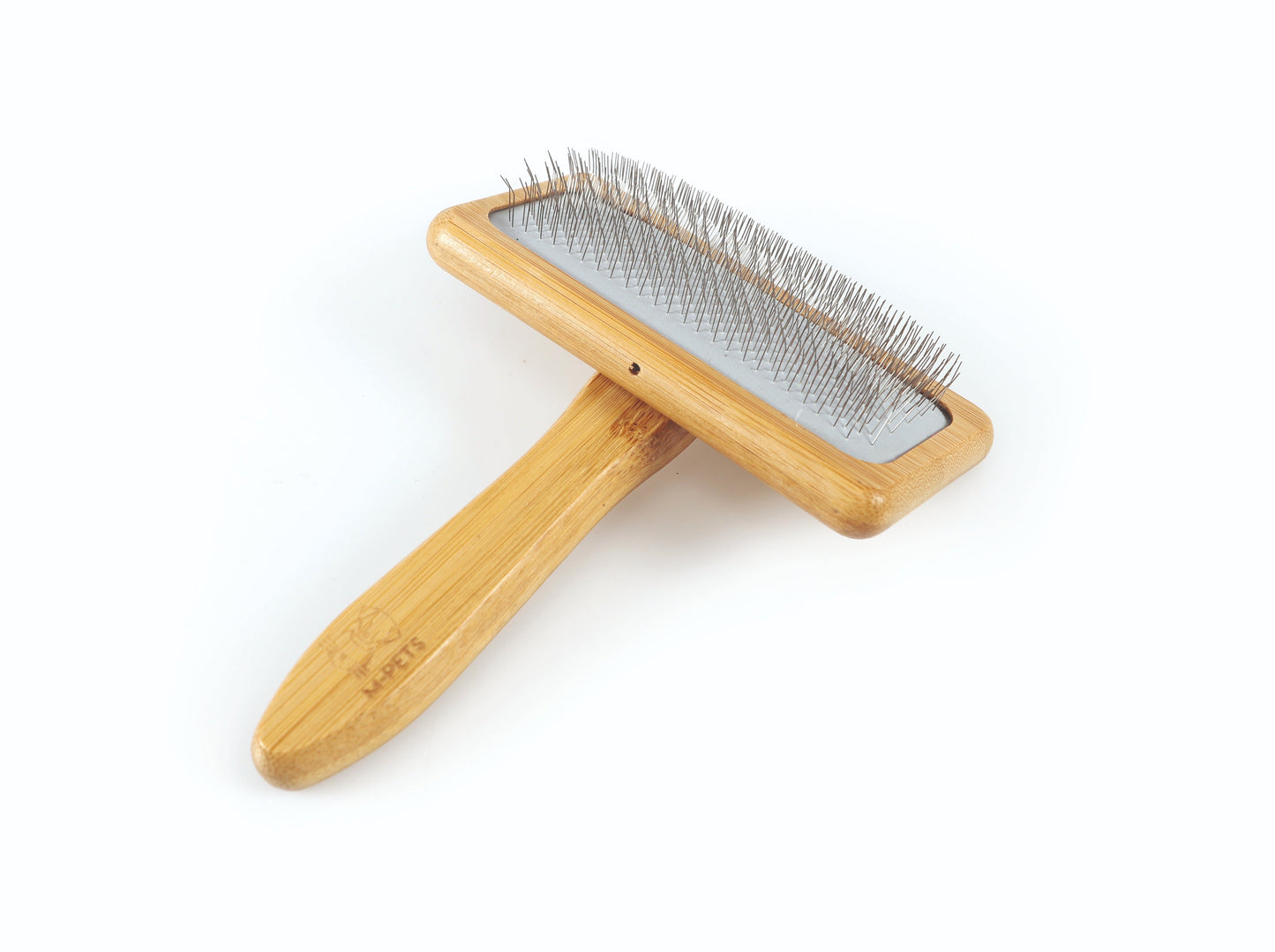 M-Pets Bamboo Slicker Brush for Dogs & Cats