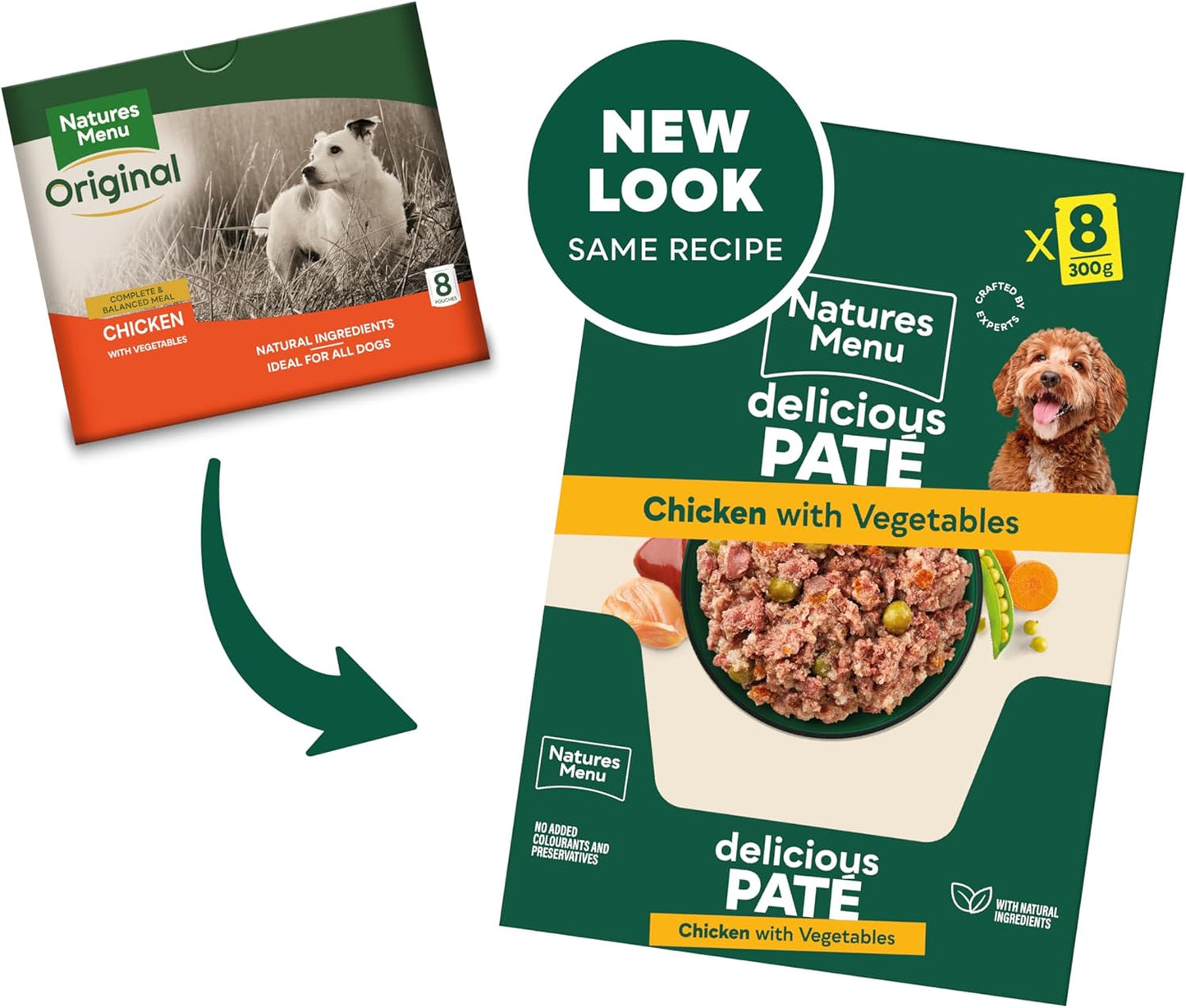 Natures Menu Adult Wet Dog Food - Chicken & Vegetables