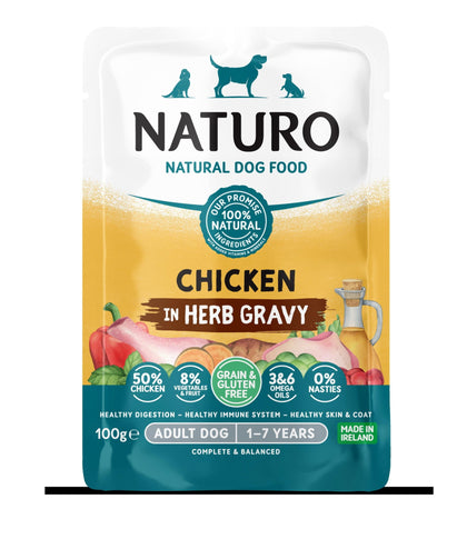Naturo Adult Grain & Gluten Free Chicken in Herb Gravy