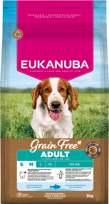 Eukanuba Adult Small Medium Grain Free Ocean Fish