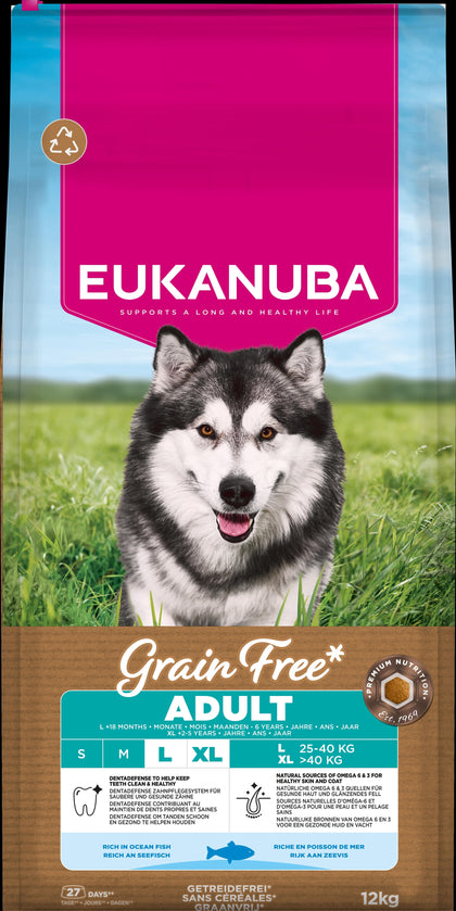 Eukanuba Adult Large Grain Free Ocean Fish