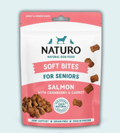 Naturo Senior Salmon Bite Dog Treats