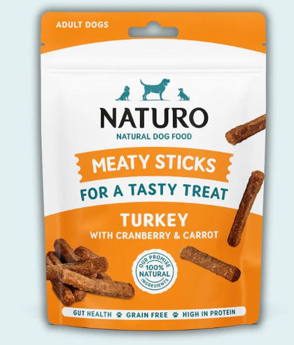 Naturo Turkey Meaty Sticks Dog Treats
