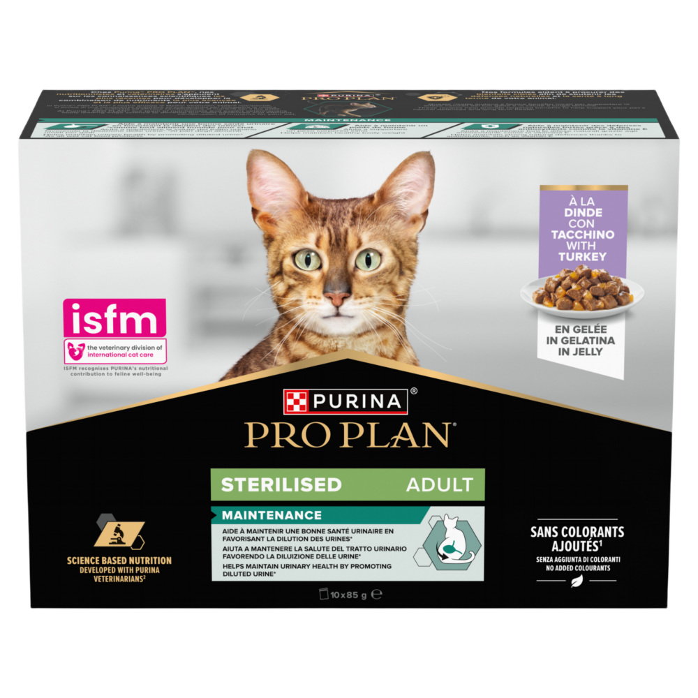 Pro Plan Sterilised Turkey in Jelly Adult Wet Cat Food
