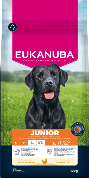Eukanuba Junior Large Breed Dry Dog Food - Chicken