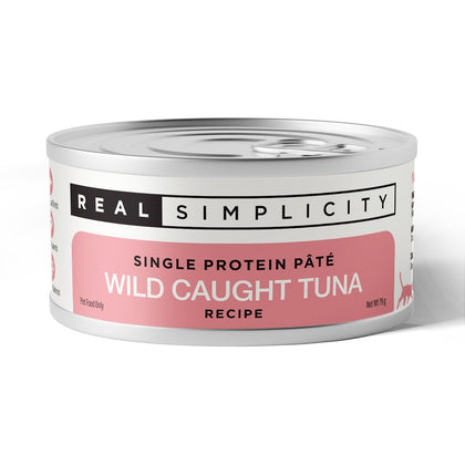 Real Simplicity Single Protein Pate Wild Caught Tuna Adult Wet Cat Food