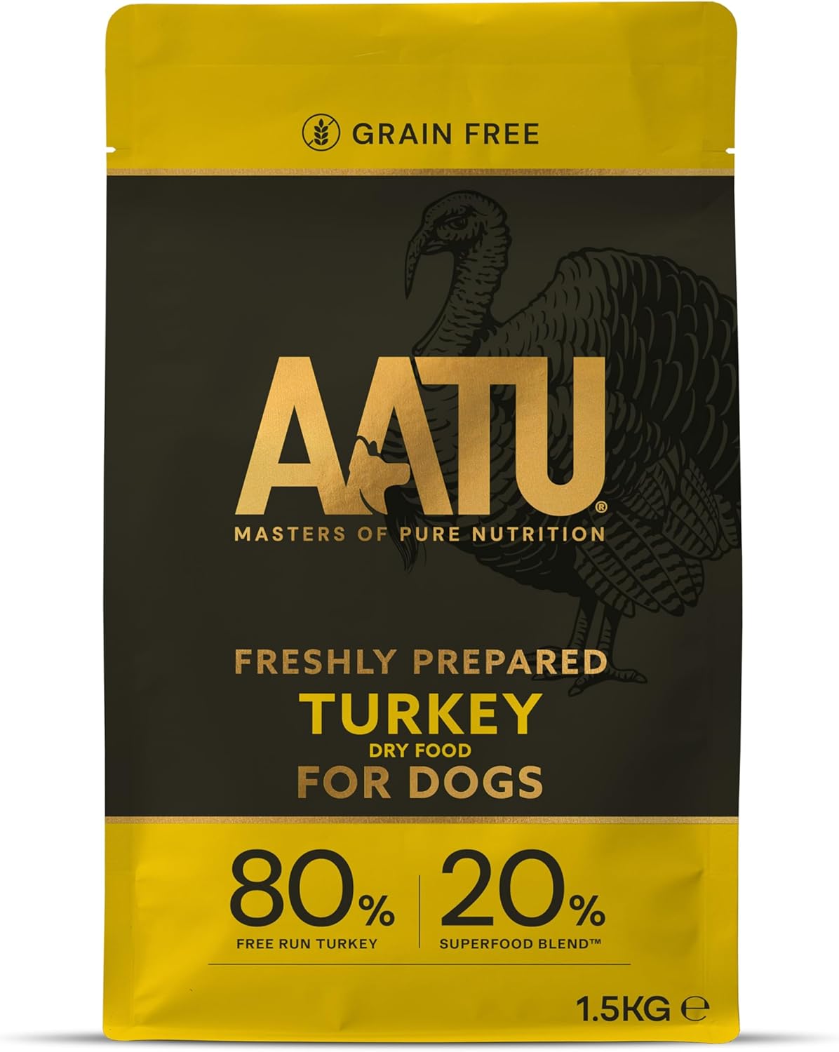 AATU Free Run Turkey Dry Dog Food
