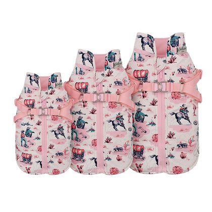 Cath Kidston Cowgirl Dog Coat with Harness