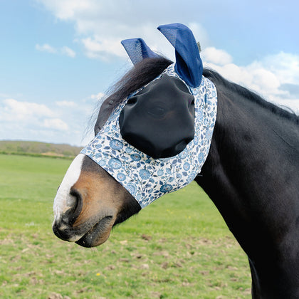 Cath Kidston Equestrian Strawberry Garden Lycra Fly Mask