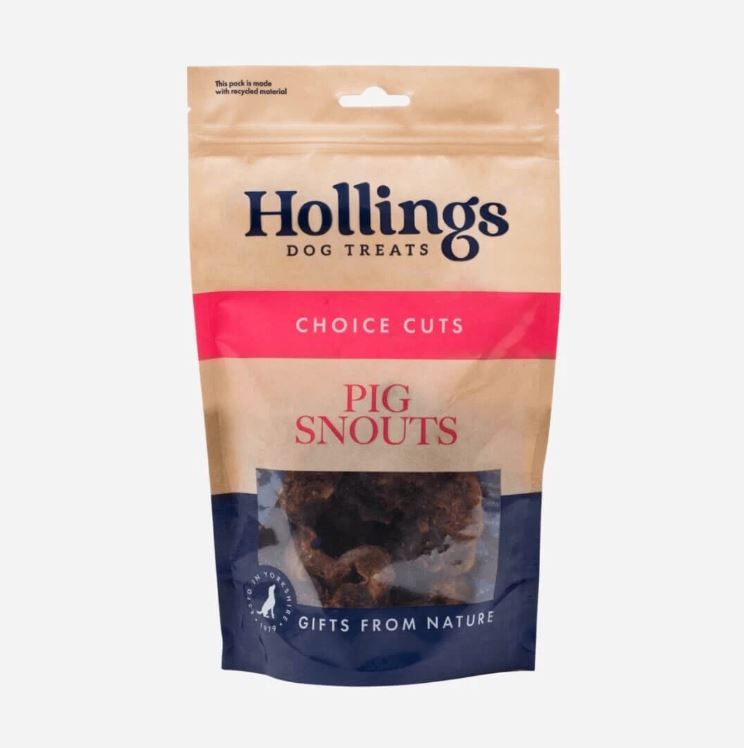 Hollings 100% Natural Pig Snouts Dog Treat