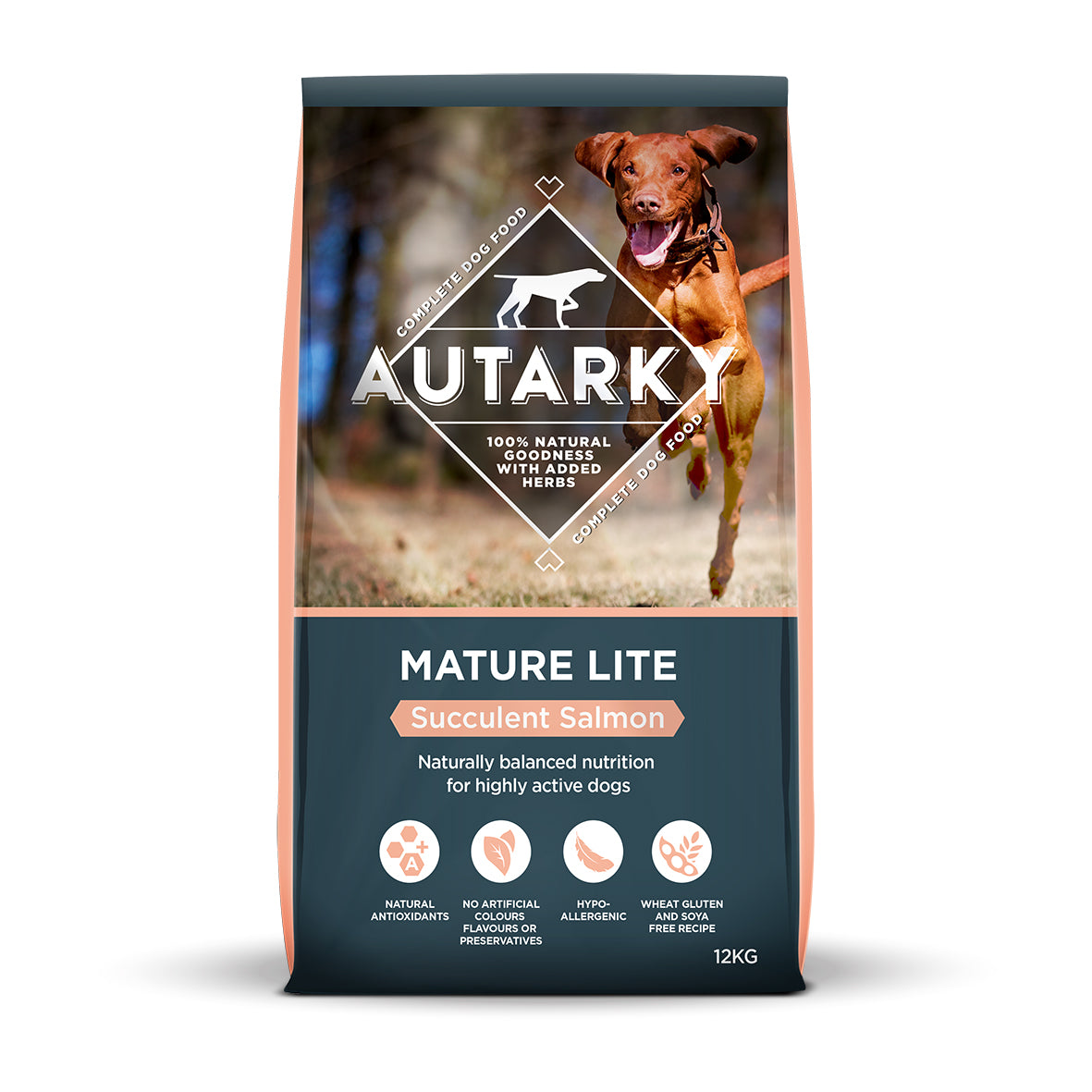 Autarky Mature Lite Succulent Dry Dog Food - Salmon