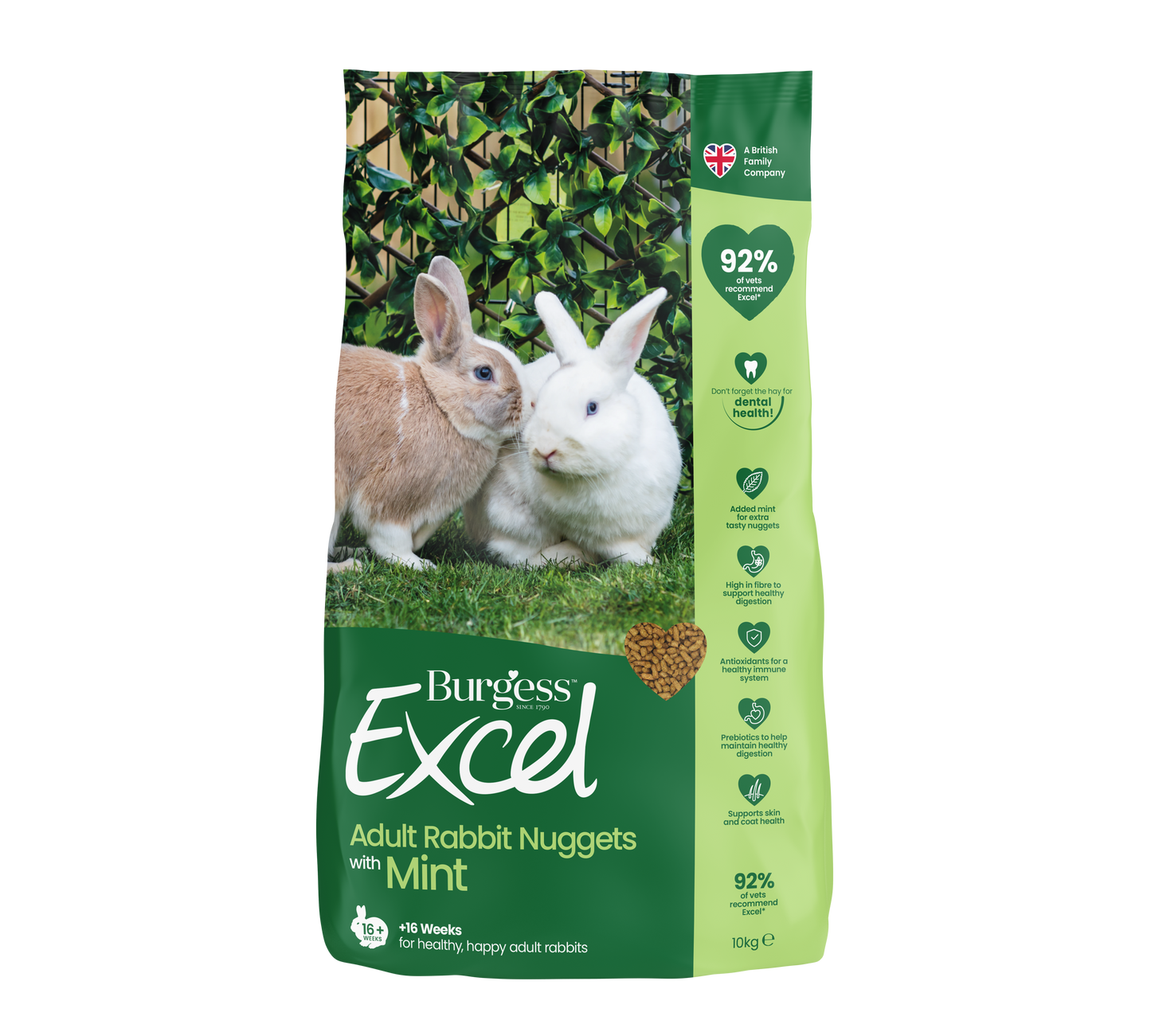 Burgess Excel Adult Rabbit Nuggets - Mint