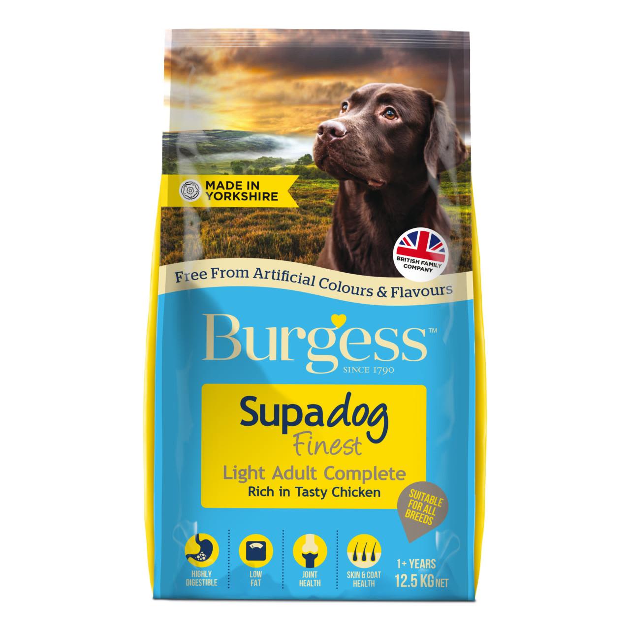 Burgess Supadog Light Adult Complete Dry Dog Food - Chicken