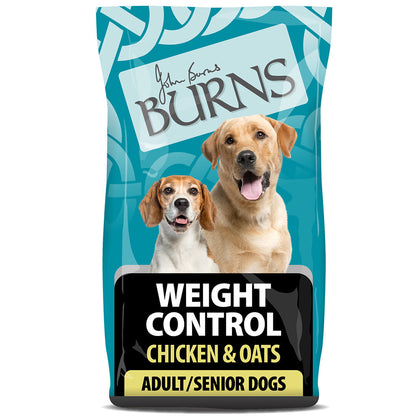 Burns Weight Control Adult/Senior Dry Dog Food - Chicken & Oats