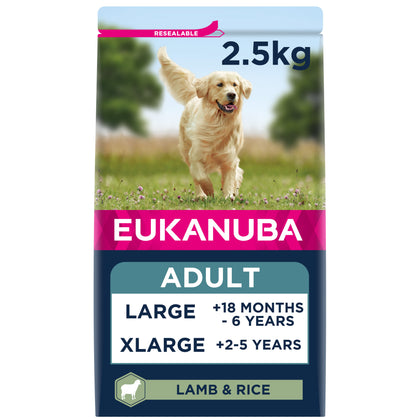 Eukanuba Large Breed Adult Dry Dog Food - Lamb & Rice