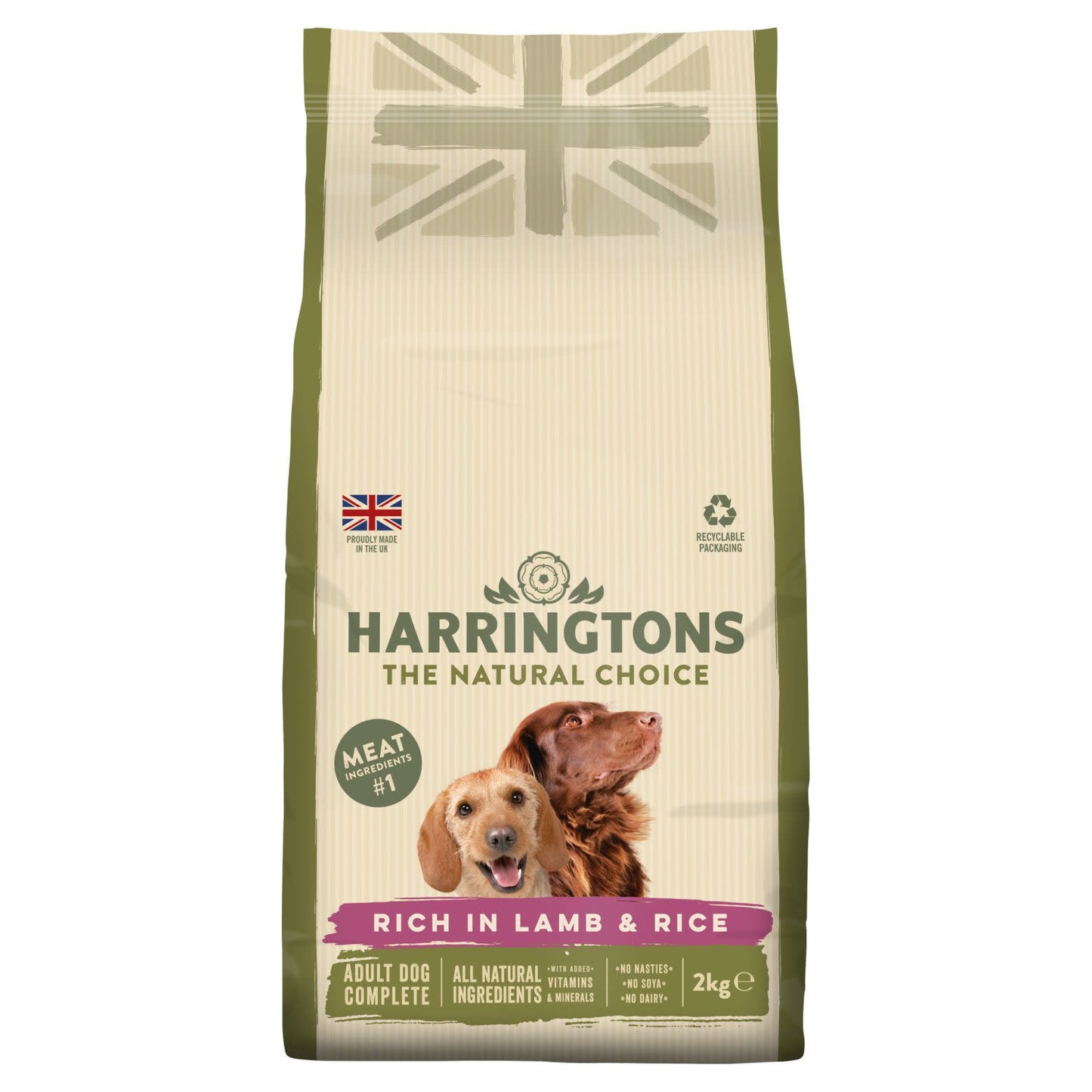 Harringtons Complete Adult Dry Dog Food - Lamb & Rice