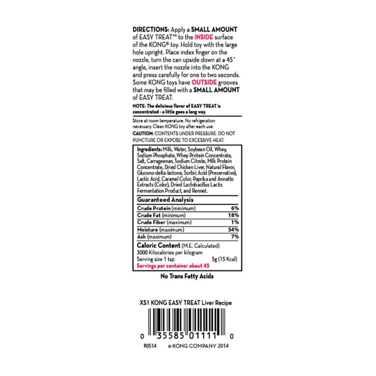 KONG Easy Treat for Dog - Liver