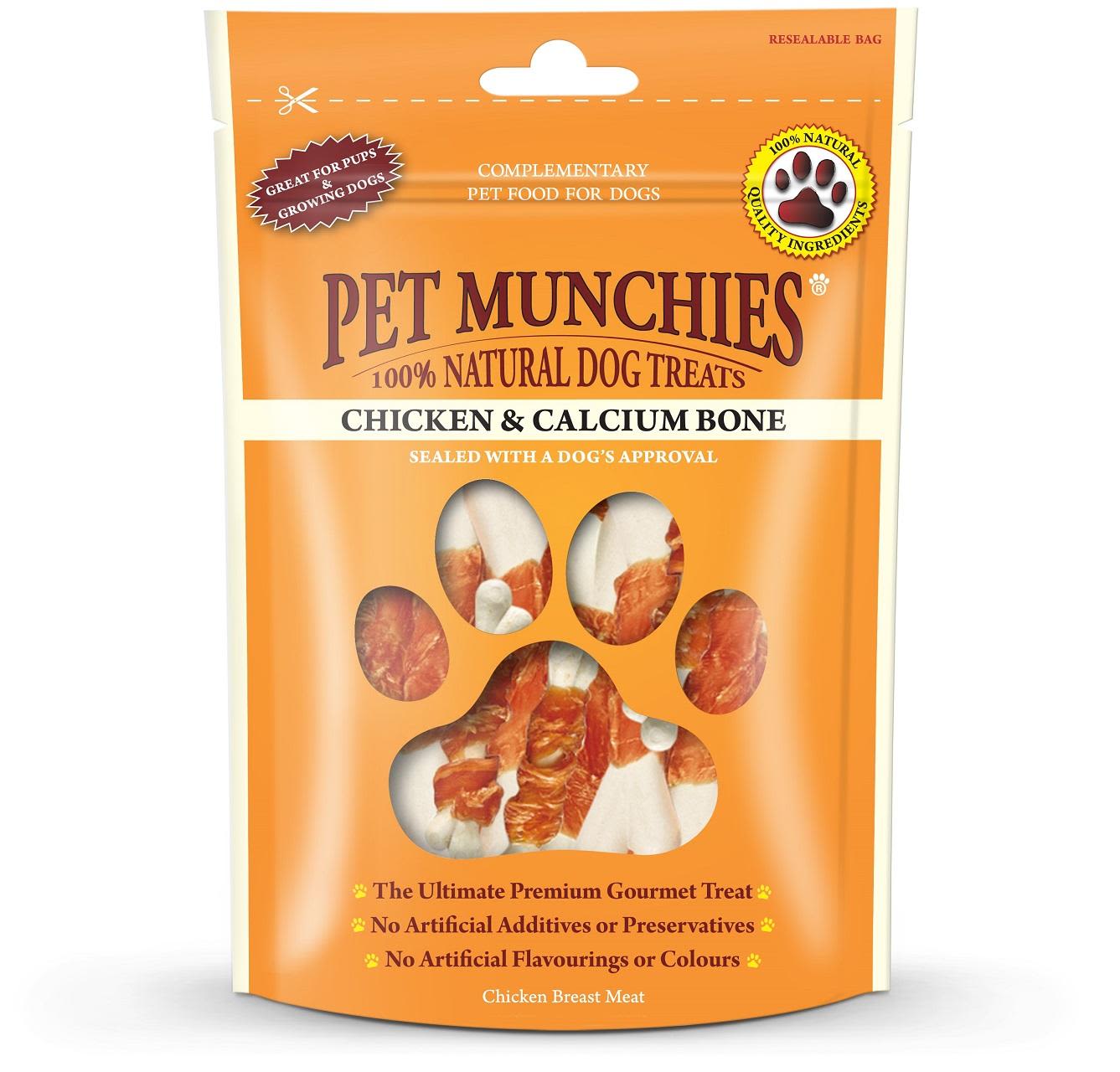 Pet Munchies Dog Treats - Chicken & Calcium Bones