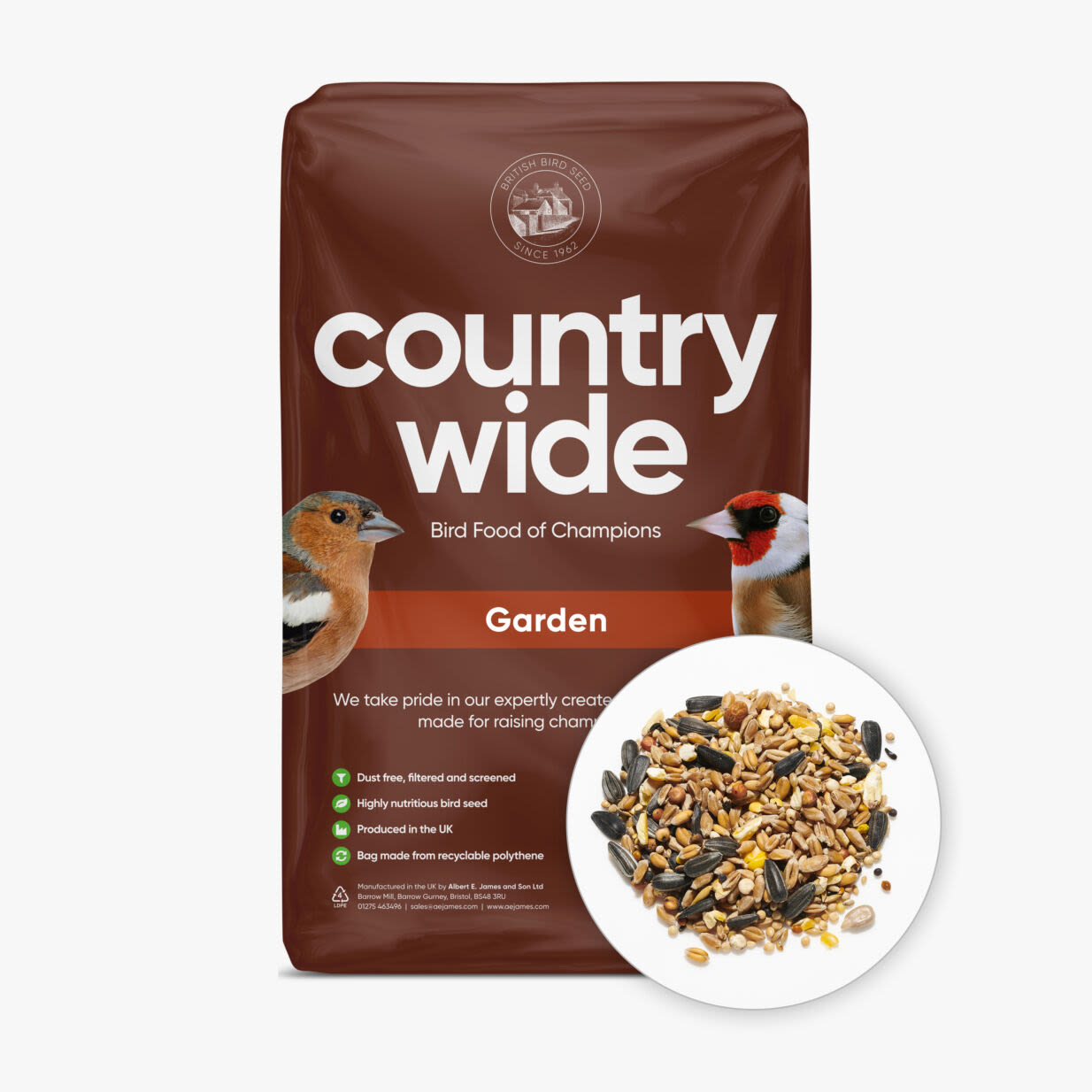 Albert E James Countrywide Garden Wild Bird Food