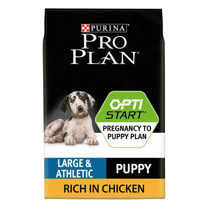 Purina Pro Plan Croquette Athletic Large Puppy Dry Dog Food - Chicken & Rice
