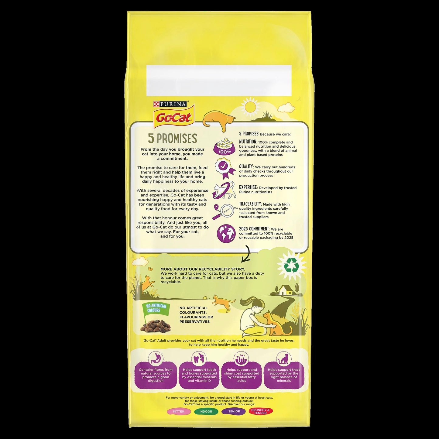 Go-Cat Adult Dry Cat Food - Chicken & Duck