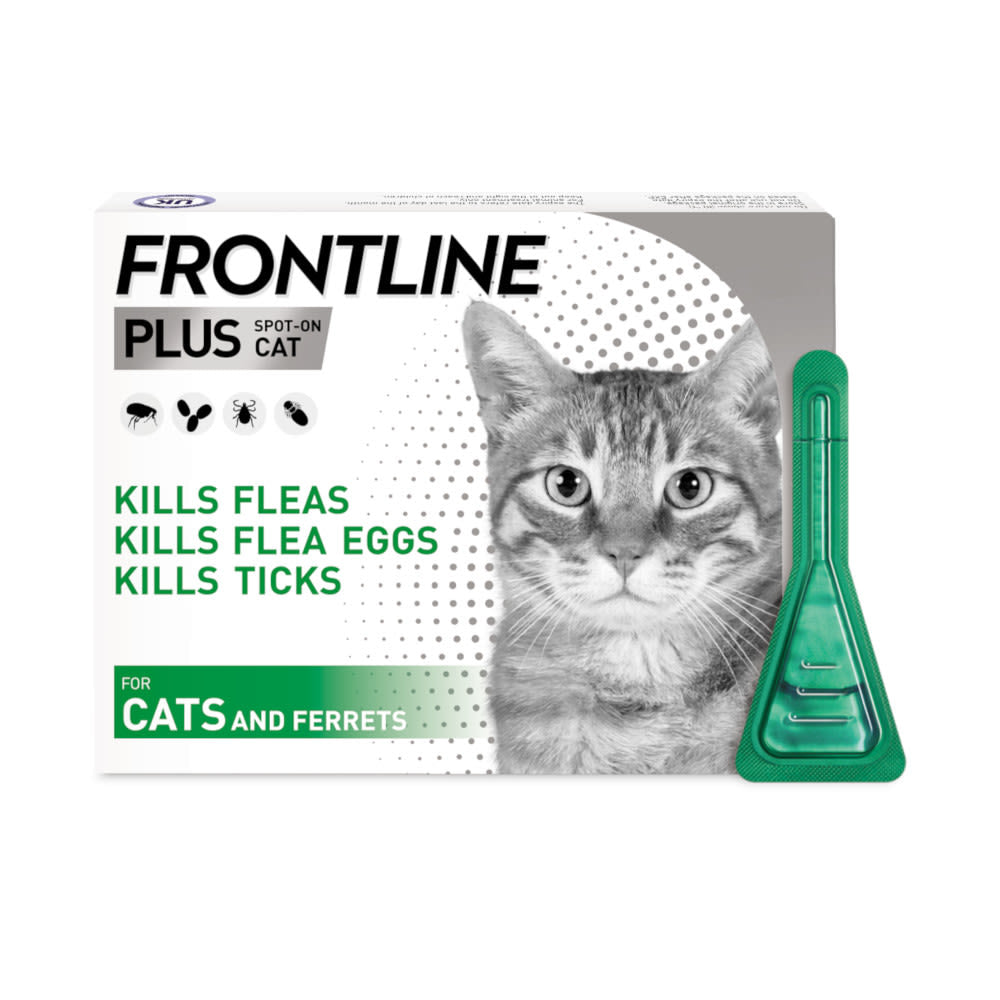 Frontline Plus Spot On Flea Tick Treatment Cats – Pet Supermarket